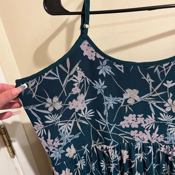 TARGET Floral Ruffle Mesh Tank Maxi Dress-XXL - Picture 4 of 8